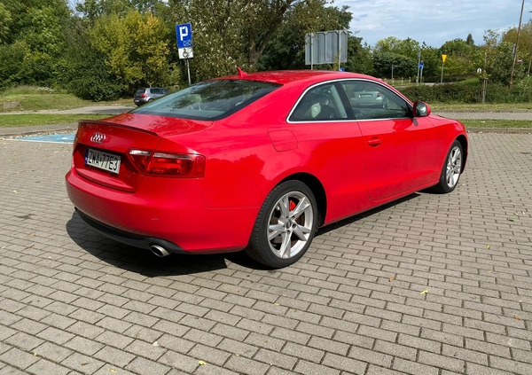 Audi A5 cena 34500 przebieg: 284000, rok produkcji 2008 z Wałcz małe 301